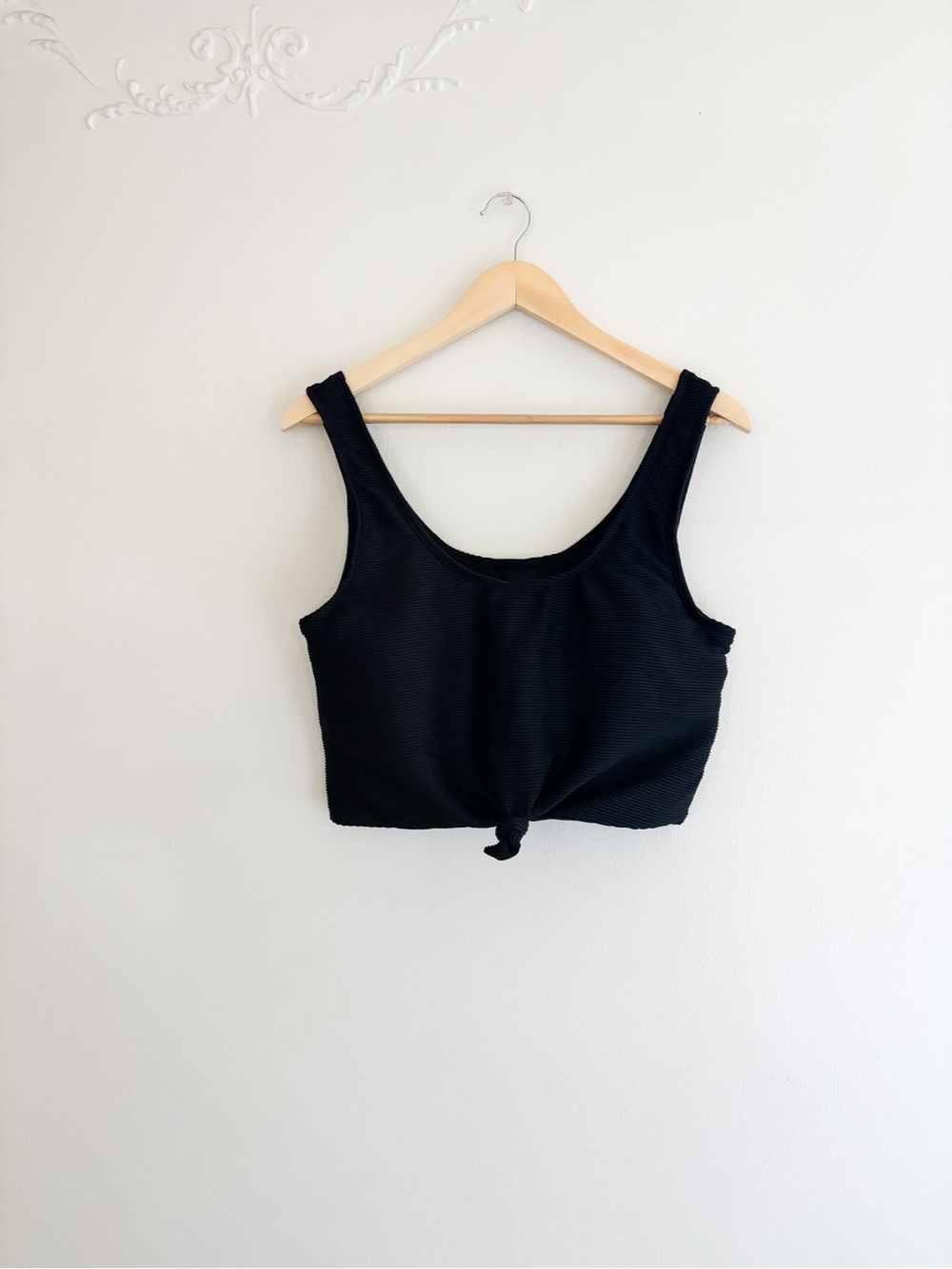 Coral Reef Black Ribbed Swimsuit - Picture 6 of 10